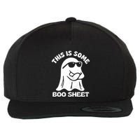 This Is Some Boo Sheet Funny Ghost Wool Snapback Cap