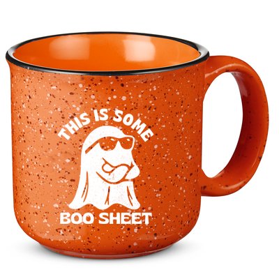 This Is Some Boo Sheet Funny Ghost 15oz Campfire Ceramic Mug