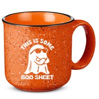 This Is Some Boo Sheet Funny Ghost 15oz Campfire Ceramic Mug