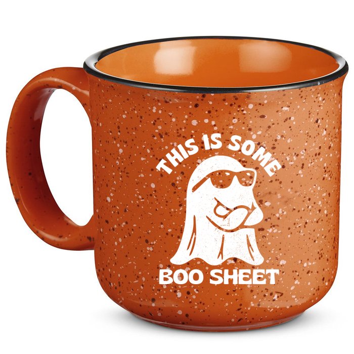 This Is Some Boo Sheet Funny Ghost 15oz Campfire Ceramic Mug