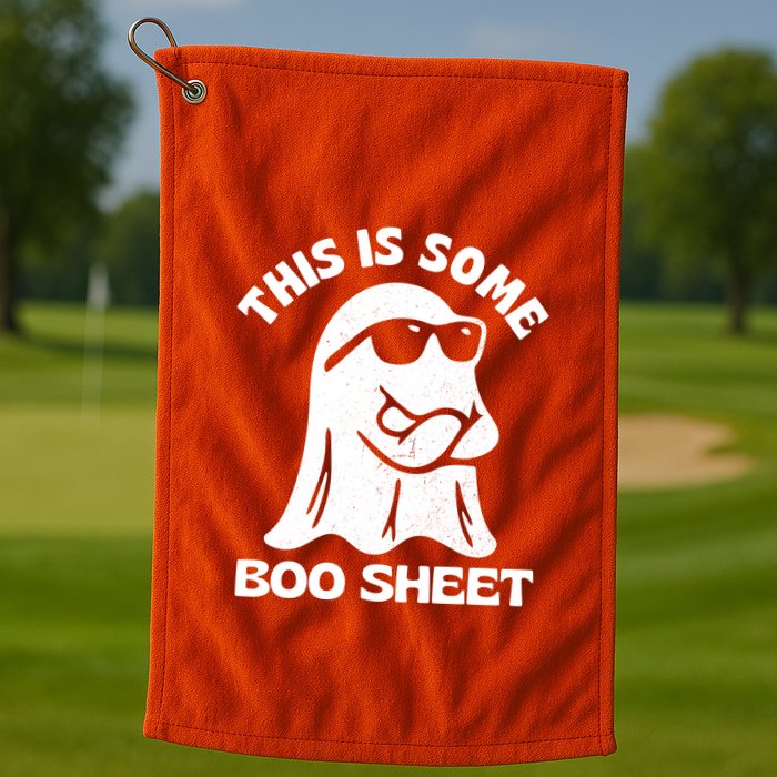This Is Some Boo Sheet Funny Ghost Golf Towel