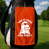 This Is Some Boo Sheet Funny Ghost Golf Towel