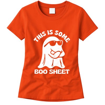 This Is Some Boo Sheet Funny Ghost Womens T-Shirt