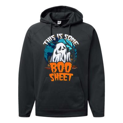 This Is Some Boosheet Halloween Ghost Costume Performance Fleece Hoodie