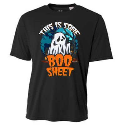 This Is Some Boosheet Halloween Ghost Costume Cooling Performance Crew T-Shirt