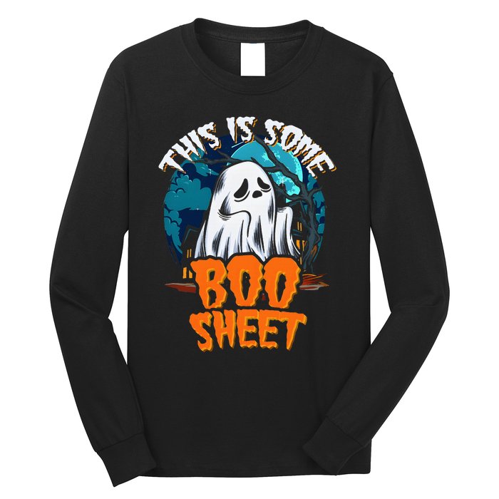 This Is Some Boosheet Halloween Ghost Costume Long Sleeve Shirt