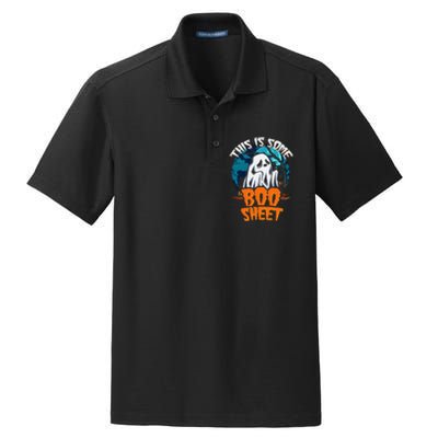 This Is Some Boosheet Halloween Ghost Costume Dry Zone Grid Polo