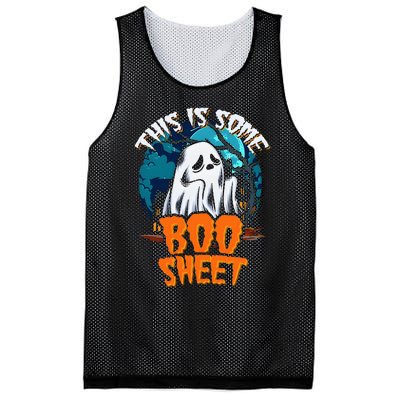 This Is Some Boosheet Halloween Ghost Costume Mesh Reversible Basketball Jersey Tank