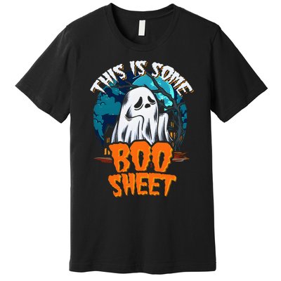 This Is Some Boosheet Halloween Ghost Costume Premium T-Shirt