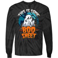 This Is Some Boosheet Halloween Ghost Costume Tie-Dye Long Sleeve Shirt