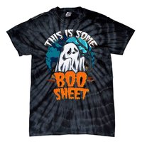 This Is Some Boosheet Halloween Ghost Costume Tie-Dye T-Shirt