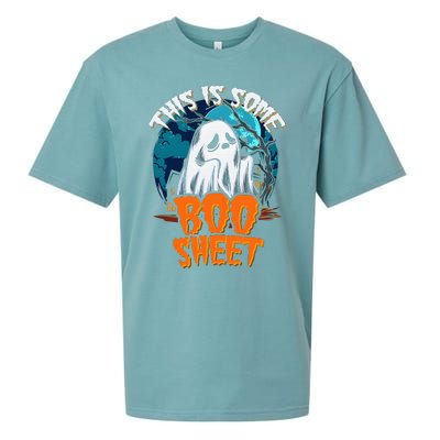 This Is Some Boosheet Halloween Ghost Costume Sueded Cloud Jersey T-Shirt