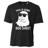 This Is Some Boo Sheet Ghost Halloween Costume Men Women Cooling Performance Crew T-Shirt