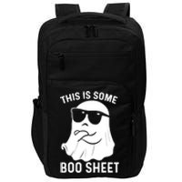 This Is Some Boo Sheet Ghost Halloween Costume Men Women Impact Tech Backpack