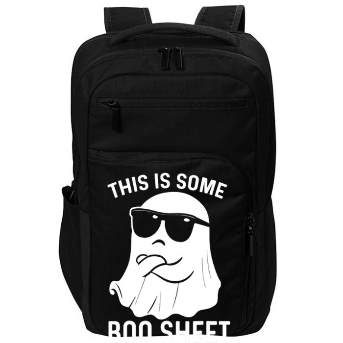 This Is Some Boo Sheet Ghost Halloween Costume Men Women Impact Tech Backpack