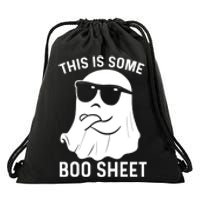 This Is Some Boo Sheet Ghost Halloween Costume Men Women Drawstring Bag