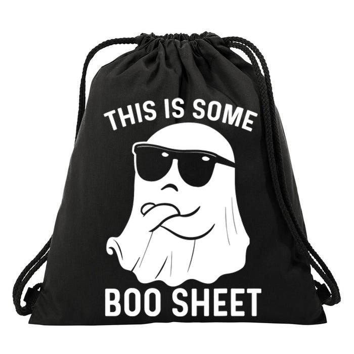 This Is Some Boo Sheet Ghost Halloween Costume Men Women Drawstring Bag