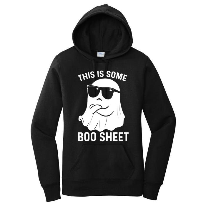 This Is Some Boo Sheet Ghost Halloween Costume Men Women Women's Pullover Hoodie