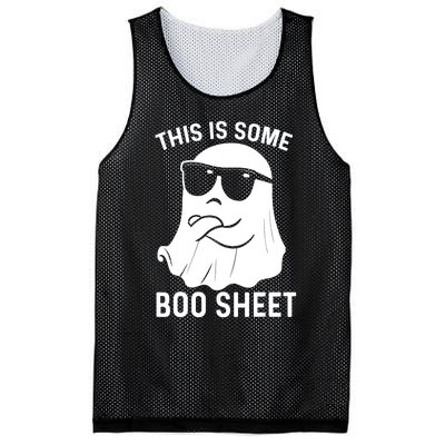 This Is Some Boo Sheet Ghost Halloween Costume Men Women Mesh Reversible Basketball Jersey Tank