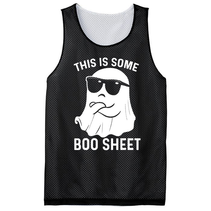 This Is Some Boo Sheet Ghost Halloween Costume Men Women Mesh Reversible Basketball Jersey Tank