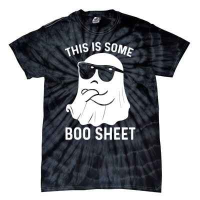 This Is Some Boo Sheet Ghost Halloween Costume Men Women Tie-Dye T-Shirt