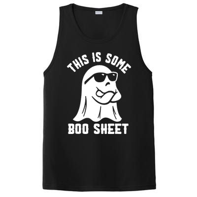 This Is Some Boo Sheet Ghost Cute Boo Ghost Halloween Spooky PosiCharge Competitor Tank