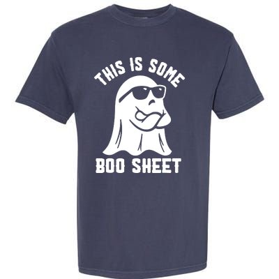 This Is Some Boo Sheet Ghost Cute Boo Ghost Halloween Spooky Garment-Dyed Heavyweight T-Shirt