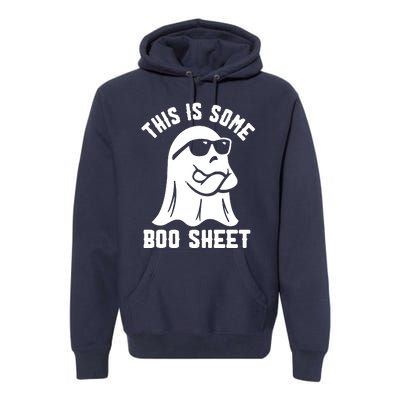 This Is Some Boo Sheet Ghost Cute Boo Ghost Halloween Spooky Premium Hoodie