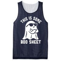 This Is Some Boo Sheet Ghost Cute Boo Ghost Halloween Spooky Mesh Reversible Basketball Jersey Tank