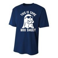 This Is Some Boo Sheet Ghost Cute Boo Ghost Halloween Spooky Youth Performance Sprint T-Shirt