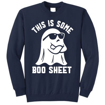 This Is Some Boo Sheet Ghost Cute Boo Ghost Halloween Spooky Tall Sweatshirt