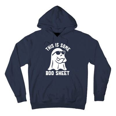 This Is Some Boo Sheet Ghost Cute Boo Ghost Halloween Spooky Tall Hoodie