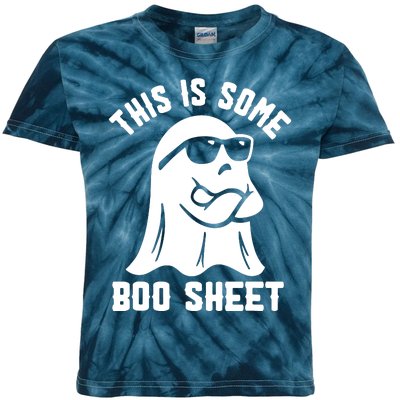 This Is Some Boo Sheet Ghost Cute Boo Ghost Halloween Spooky Kids Tie-Dye T-Shirt