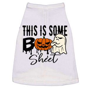 This Is Some Boo Sheet Halloween Costume Funny Angry Ghost Doggie Tank