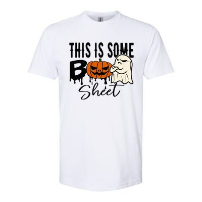 This Is Some Boo Sheet Halloween Costume Funny Angry Ghost Softstyle CVC T-Shirt