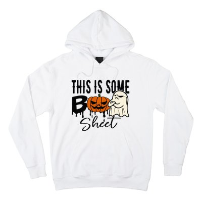 This Is Some Boo Sheet Halloween Costume Funny Angry Ghost Hoodie