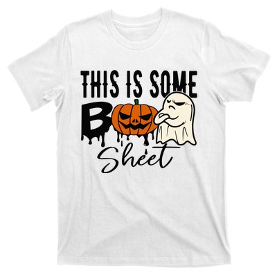 This Is Some Boo Sheet Halloween Costume Funny Angry Ghost T-Shirt