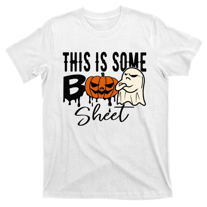 This Is Some Boo Sheet Halloween Costume Funny Angry Ghost T-Shirt