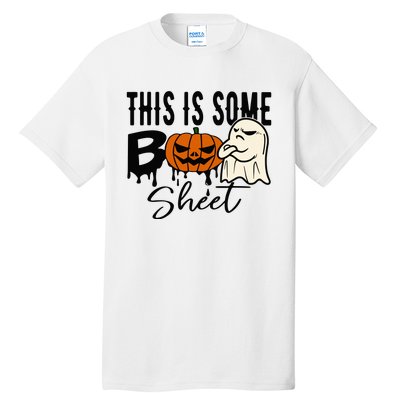 This Is Some Boo Sheet Halloween Costume Funny Angry Ghost Tall T-Shirt