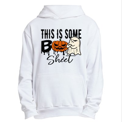 This Is Some Boo Sheet Halloween Costume Funny Angry Ghost Urban Pullover Hoodie