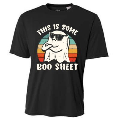 This Is Some Boo Sheet Halloween Ghost Funny Gift Men Women Cooling Performance Crew T-Shirt