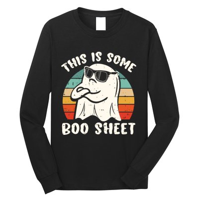 This Is Some Boo Sheet Halloween Ghost Funny Gift Men Women Long Sleeve Shirt