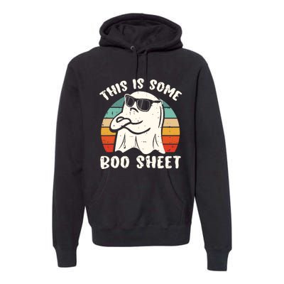 This Is Some Boo Sheet Halloween Ghost Funny Gift Men Women Premium Hoodie