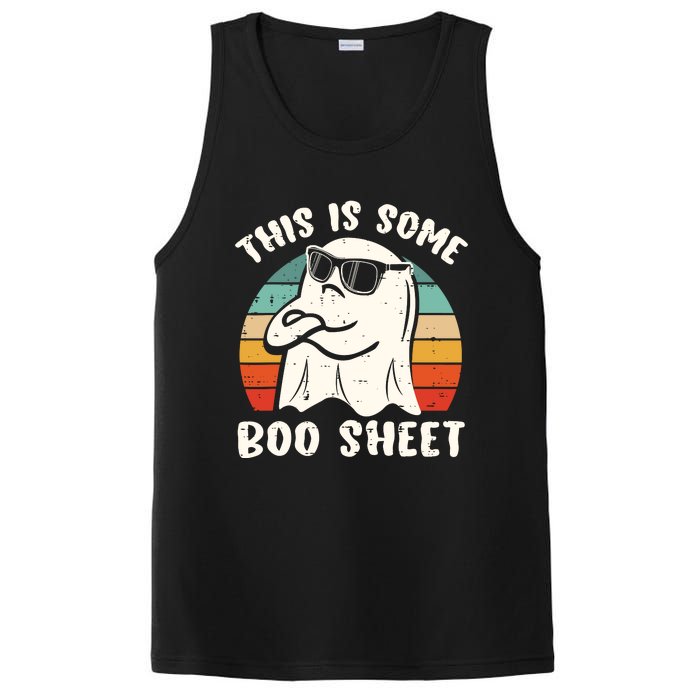 This Is Some Boo Sheet Halloween Ghost Funny Gift Men Women PosiCharge Competitor Tank