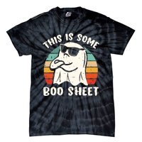 This Is Some Boo Sheet Halloween Ghost Funny Gift Men Women Tie-Dye T-Shirt