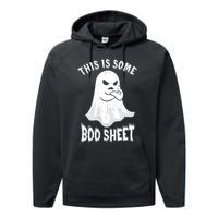 This Is Some Boo Sheet Halloween Ghost Funny Men Women Performance Fleece Hoodie