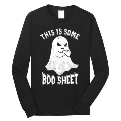 This Is Some Boo Sheet Halloween Ghost Funny Men Women Long Sleeve Shirt