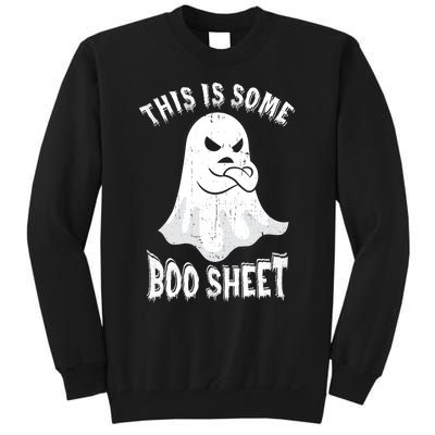 This Is Some Boo Sheet Halloween Ghost Funny Men Women Sweatshirt