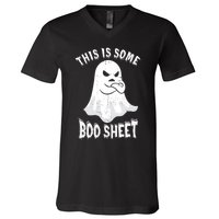 This Is Some Boo Sheet Halloween Ghost Funny Men Women V-Neck T-Shirt