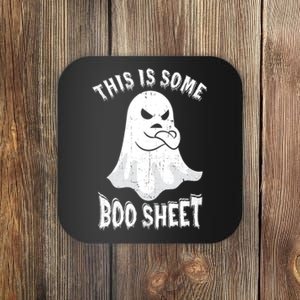 This Is Some Boo Sheet Halloween Ghost Funny Men Women Coaster